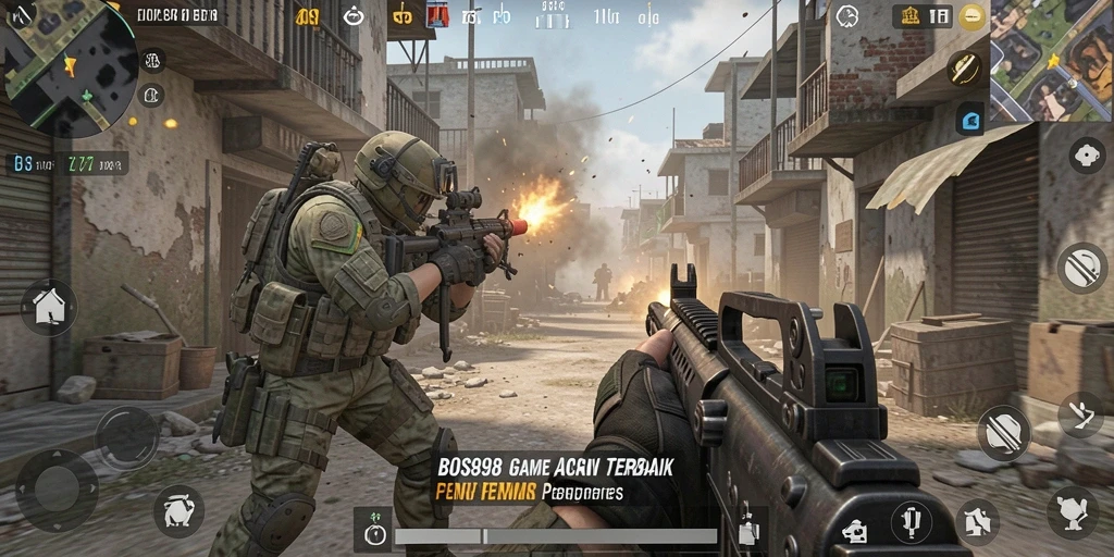 Gameplay menegangkan dan grafis memukau BOS898.
