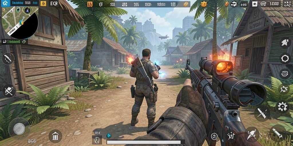 Tampilan gameplay simulasi yang mendalam dari FO8.
