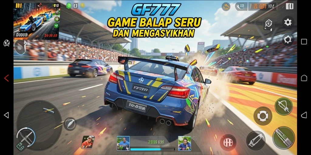 Gameplay balapan seru dan menegangkan di GF777.