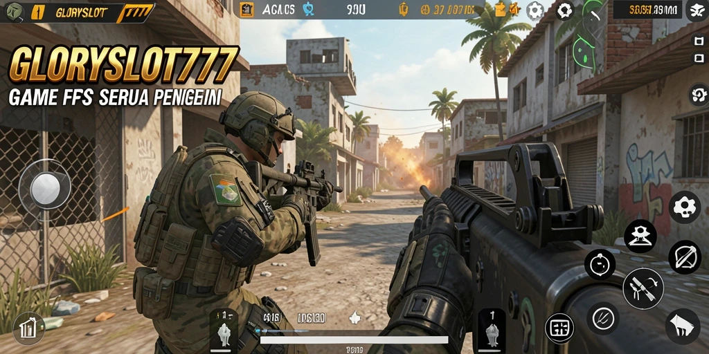 Tampilan gameplay seru dari GLORYSLOT777 dengan aksi menembak mendebarkan.
