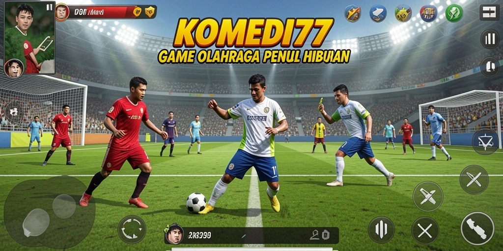 Tampilan gameplay KOMEDI77 yang seru dan menghibur.