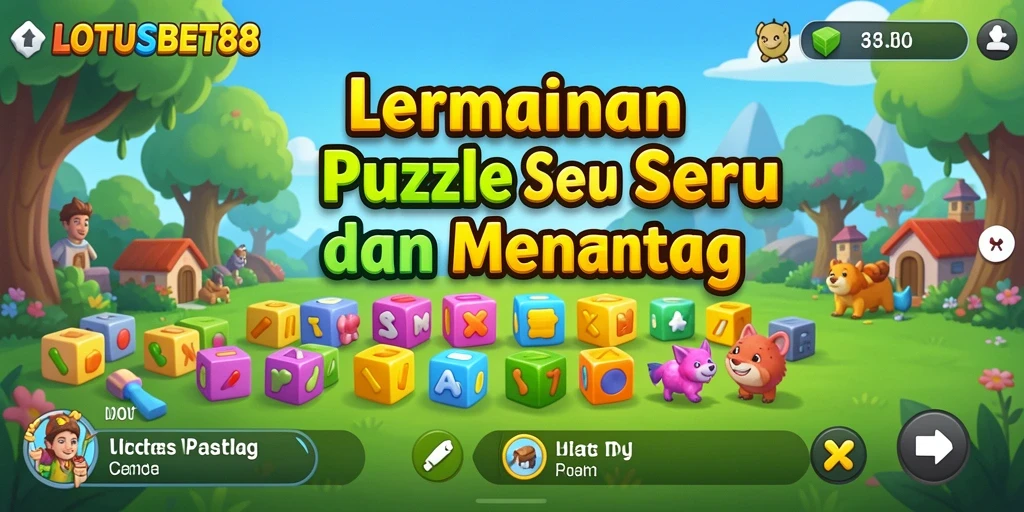 Gameplay menarik dari LOTUSBET88 menantang pemain menyelesaikan teka-teki.