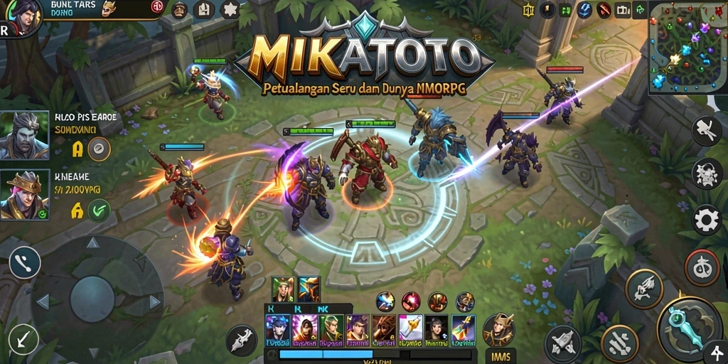 Tampilan gameplay seru dari MIKATOTO, dunia MMORPG yang kaya akan petualangan.