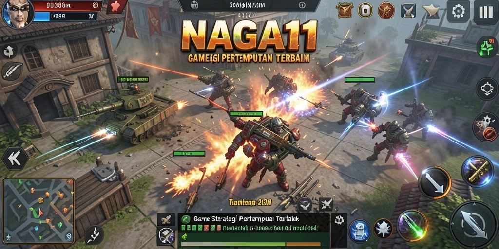 Tampilan gameplay seru dan strategi dalam NAGA11 yang mendebarkan.