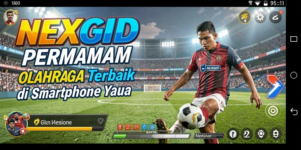 Tampilan menarik dari gameplay NEXGID yang penuh aksi.