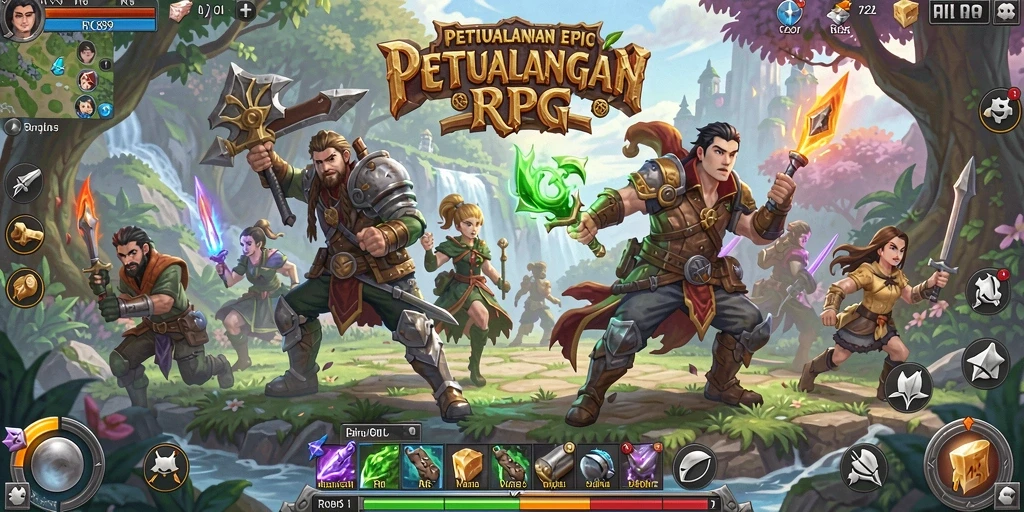 Gameplay seru dari RR89 dengan berbagai karakter dan misi menantang.