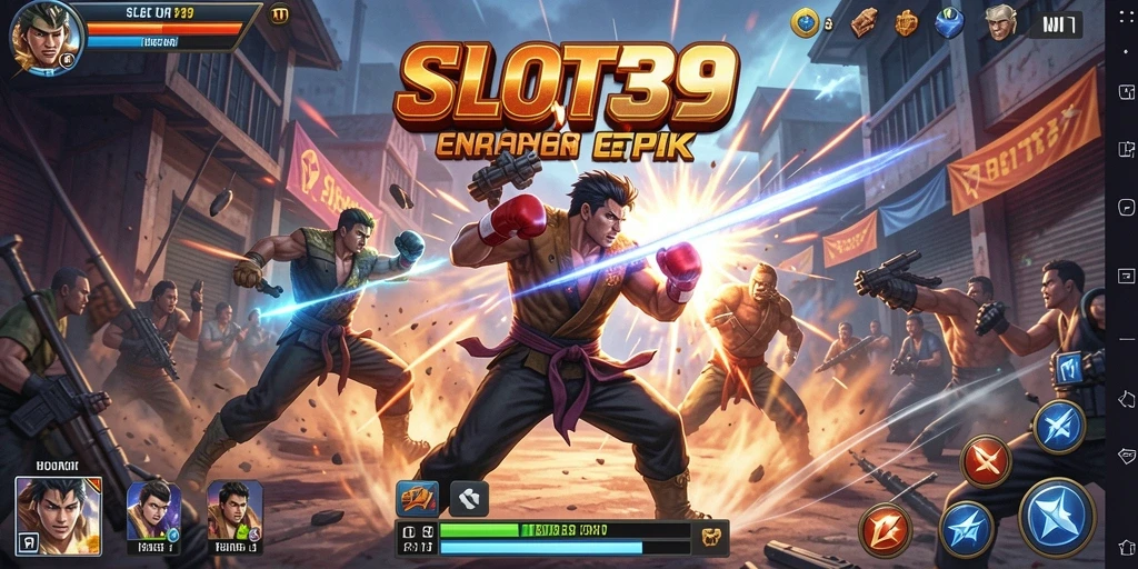 Gambaran gameplay seru dari pertarungan di SLOT39.