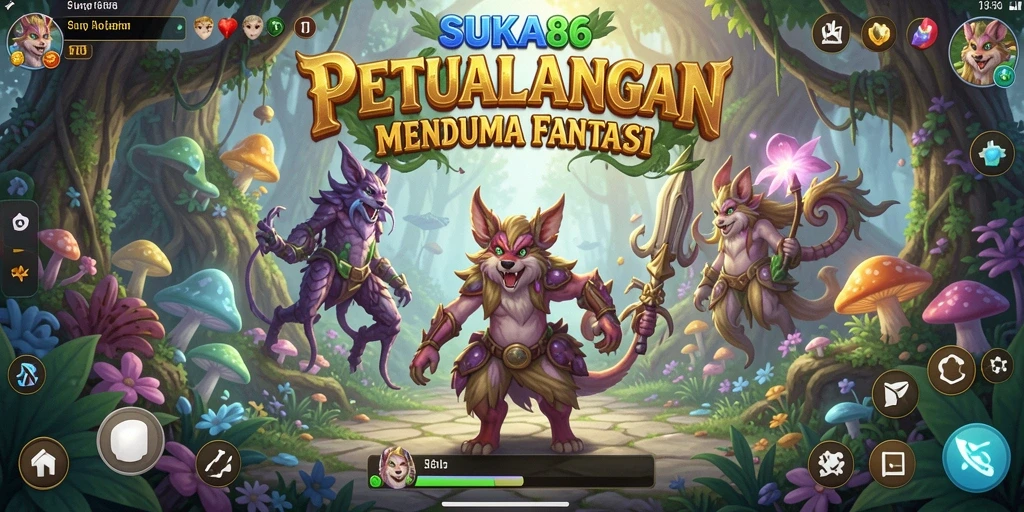 Tampilan gameplay SUKA86 dengan petualangan yang mendebarkan.