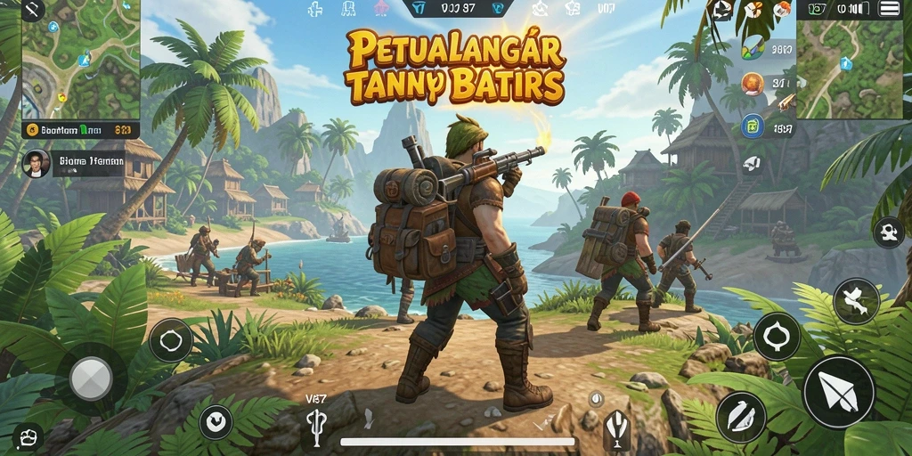 Gameplay V87 yang menakjubkan dalam dunia terbuka.